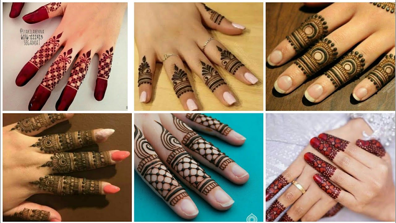 Beautiful fingers Mehndi designs 2020//simple and easy Mehndi designs ...