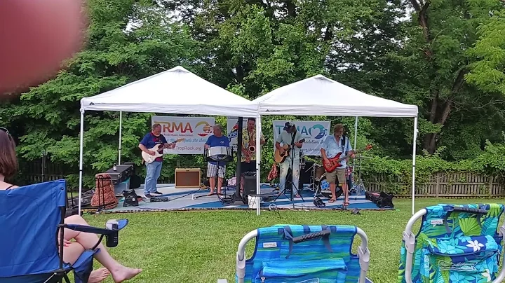 Chris Sacks band performing Dallas. Roger Bartlett...