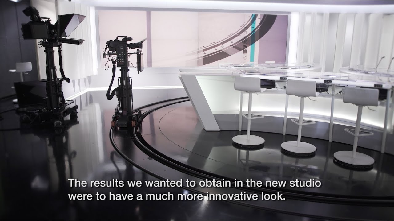 RTS - News Studio Production with Robotic Camera Systems Case Study, by  Ross Video - YouTube