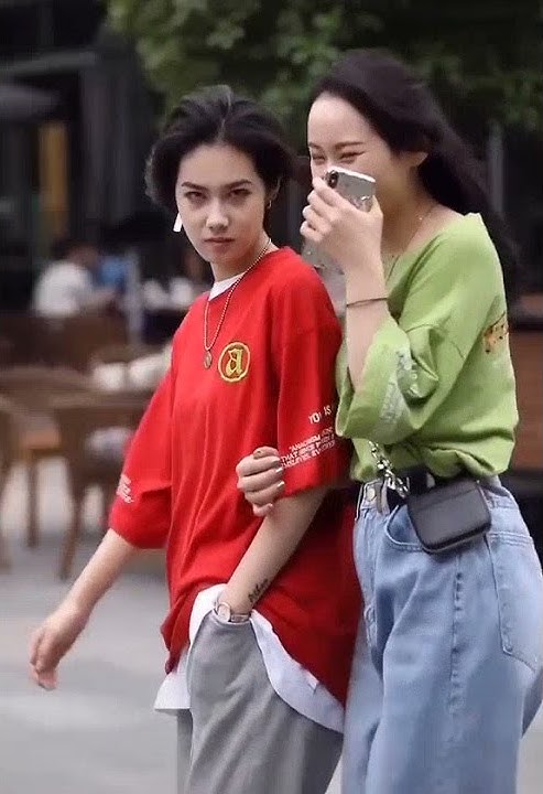 cute friendship 🥰 |girl's friendship #tomboy #chinese