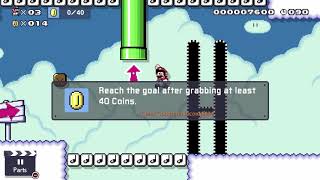 Super Mario Maker 2 – Level 44: Bouncing Through the Clouds - Walkthrough