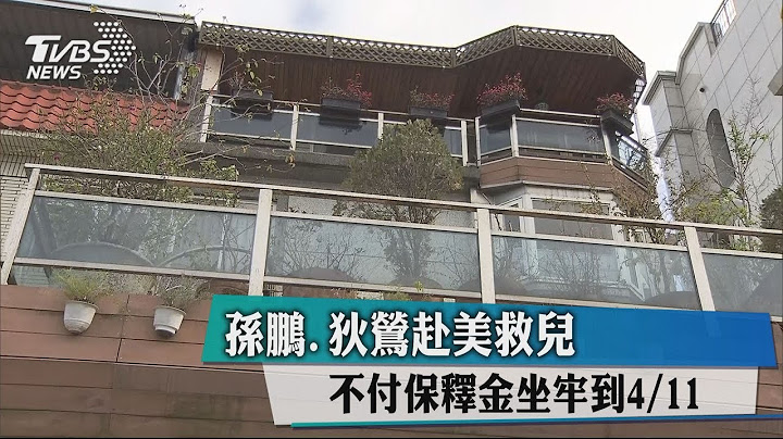 孫鵬、狄鶯赴美救兒　不付保釋金坐牢到4/11