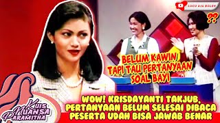 WOW! KRISDAYANTI TAKJUB, PERTANYAAN BELUM SELESAI DIBACA PESERTA BISA JAWAB - KUIS NUANSA PARAMITHA