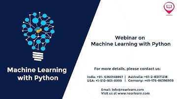 Machine Learning with Python Webinar By NearLearn