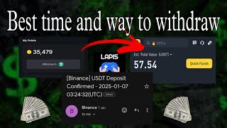 Best time and way to withdraw money from lapis | lapis Protocol (Hindi)