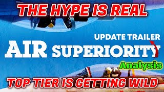 Details War Thunder Air Superiority Update Trailer Analysis - F-15, Su-27, Gripen, and MORE Update