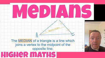 Find The Equation Of The MEDIAN Of A TRIANGLE.