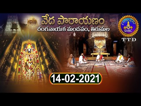 వేదపారాయణం | VEDAPARAYANAM | TIRUMALA || 14-02-2021 || SVBC TTD
