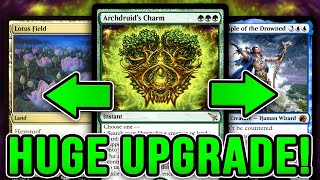 ARCHDRUID'S CHARM IS PERFECT! Pioneer Lotus Field Combo Upgrade — Karlov Manor | Magic The Gathering
