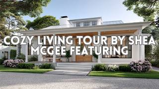 Cozy Living Tour by Shea McGee Featuring a Bright Spring American Farmhouse Home