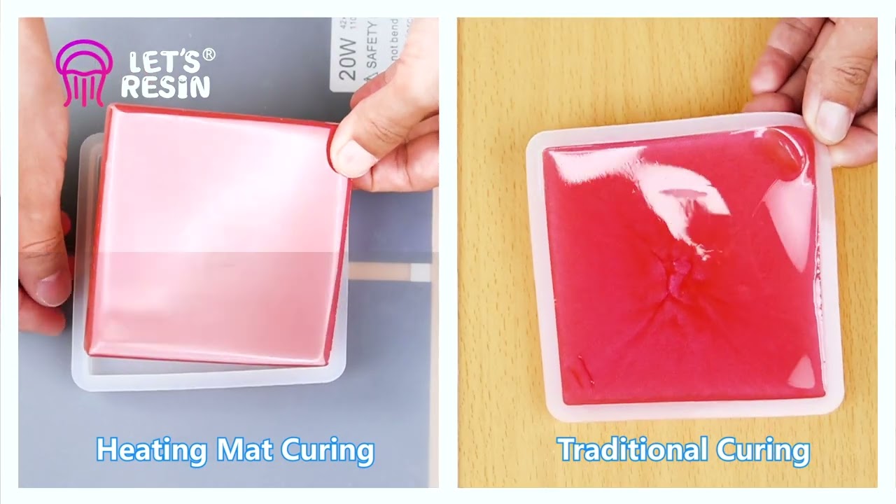 RESIN MOLDS HEATING Mat Accelerate Curing Time for Gorgeous Resin