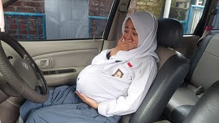 Kaget Pulang Sekolah Makan Es Krim Ketiduran Di Mobil Tiba2 Hamil Dan Melahirkan Di Mobil