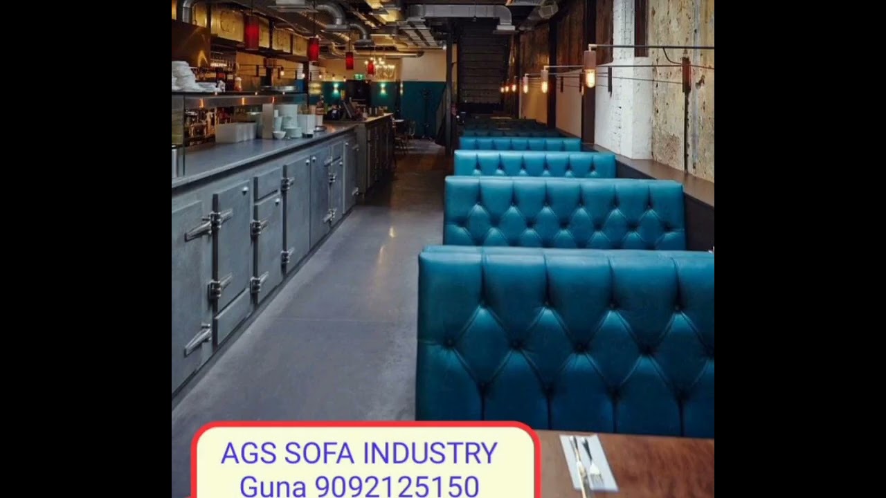 AGS SOFA INDUSTRY All Types of Restaurants sofa manufacturing company Guna 9092125150 & 9047825150