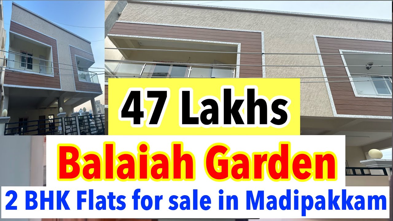 ID279 2 BHK Flats for Sq.ft.890 UDS.382 sale in Madipakkam Balaiah