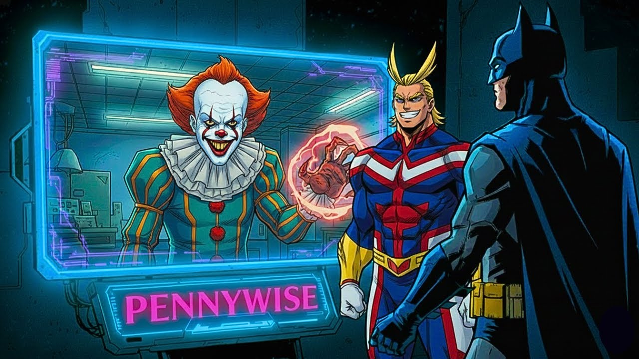 Batman and All Might Discuss 'CONTINGENCY PLAN for PENNYWISE'