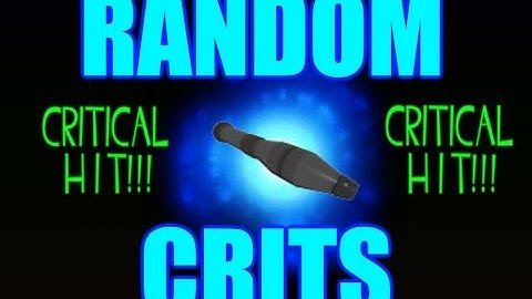 Random crits are fair and balanced