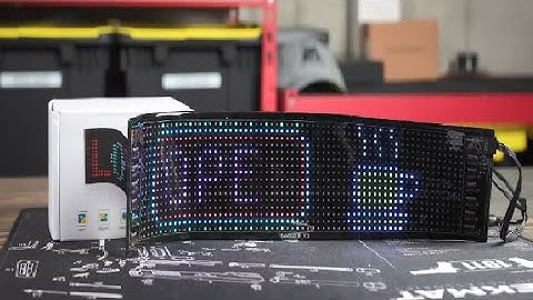 VDIKKS LED Car Sign, Programmable LED Matrix Panel FPCB Flexible Screen Display Review