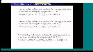 Numerical Methods - Bisection Method Part 1