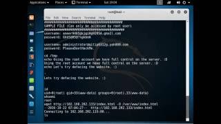 Demo on Hacking a Vulnerable Website and Gaining Root Privilege Access using DirtyCOW Exploit