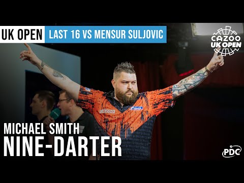 NINE DARTER! | Michael Smith pins a perfect leg at the 2022 Cazoo UK Open