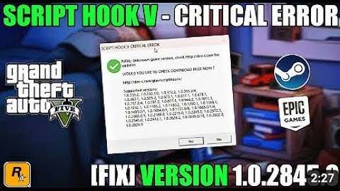 GTA V - HOW TO UPDATE SCRIPT HOOK V 1.0.2845.0 NEW VERSION | RUCHAL FF LIVE 2K23