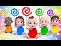 Color Baby John Jacob Jingleheimer Schmidt música colorida Learn Sing A Song Infantil Nursery Rhymes