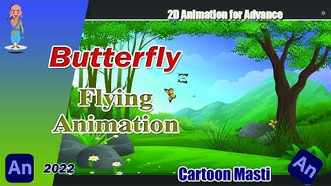 How to Animate Butterfly Animation in Adobe Animate CC