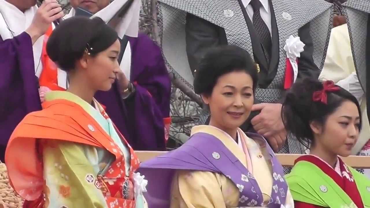 14 02 03大阪成田山不動尊節分祭 成田山節分祭 Nhk連続テレビ小説 ごちそうさん 杏さん 財前直見さん 松浦雅さん 平成26年 Youtube