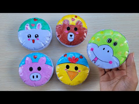 Video Hướng dẫn làm Squishy giấy bé thỏ, gấu, heo để gói... - youtube