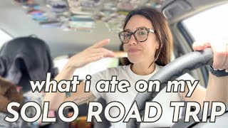 SOLO ROAD TRIP: what I ate from FL to NY (on a strict diet) | Katie Carney
