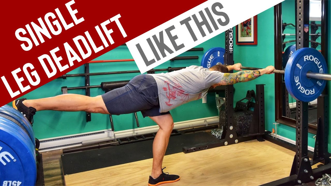 How to Do the Single Leg Romanian Deadlift - YouTube