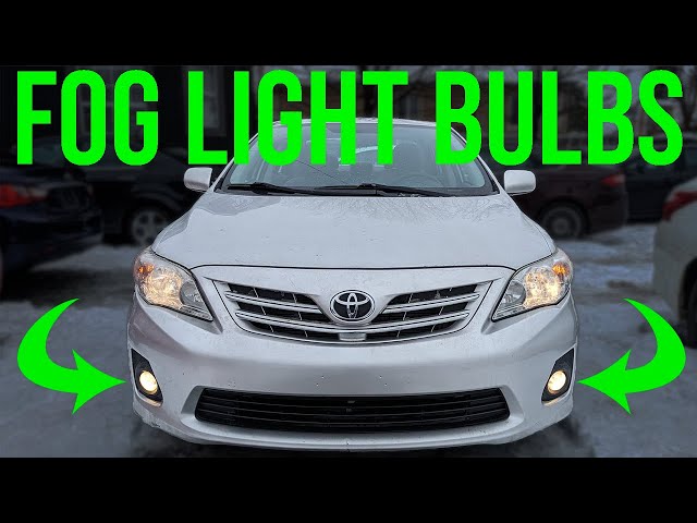 Toyota Corolla verso Nebelscheinwerfer fog lights tauschen wechseln 
