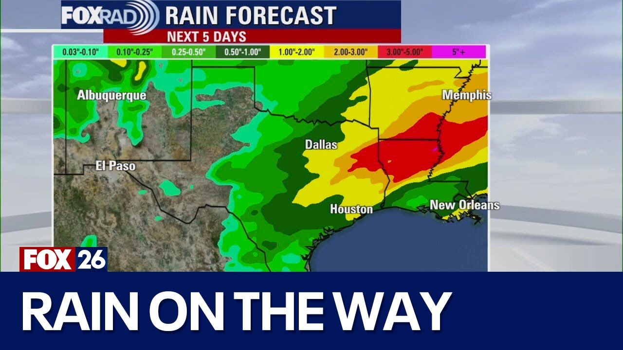 Forecasted rain for the week with cooler temps | Forecasting with ...