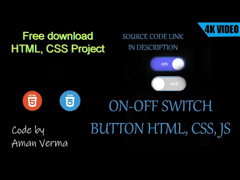 Building a Creative Switch button from Scratch: HTML, CSS, and JavaScript Tutorial #htmlcss #shorts