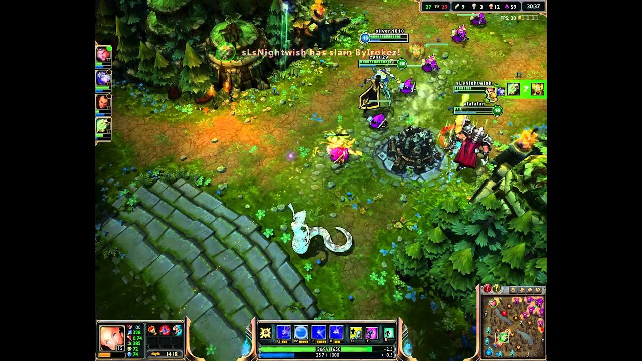 league of legends full game as lux with live commentary - YouTube