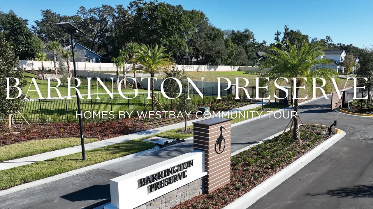 Barrington Preserve Community Tour | Brandon, FL New Homes