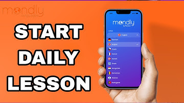 How To Start Daily Lesson On Mondly Languages App