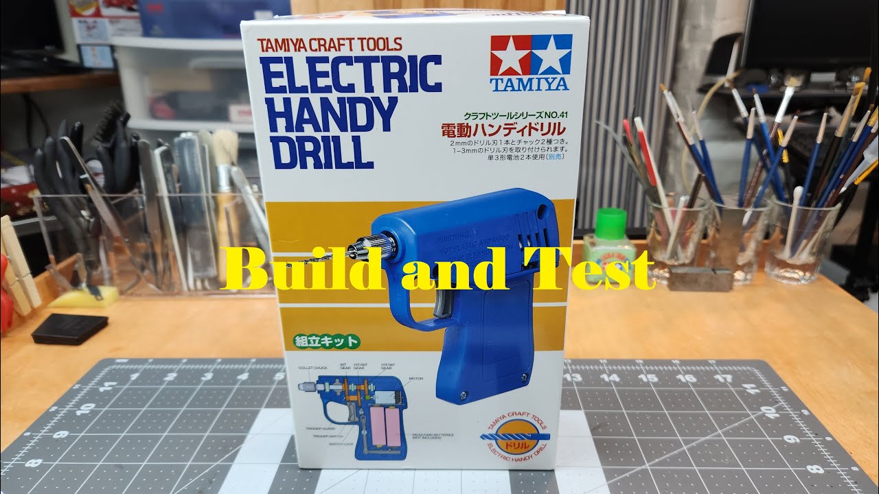 Electric Handy Drill by Tamiya, Build, Test, Review 