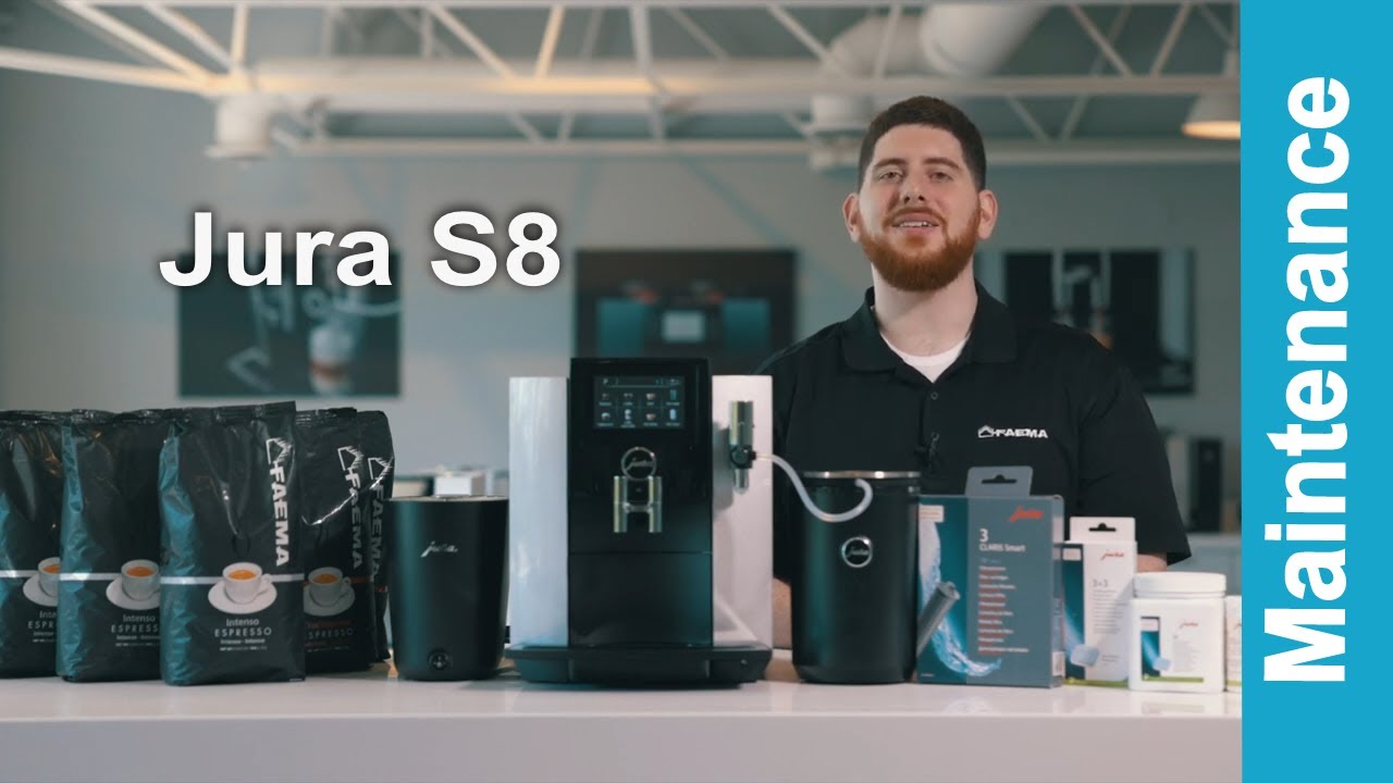 JURA S8 Milk System Cleaning YouTube