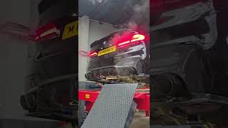 BMW F90 M5 Competition titanium exhaust  #bmw #f90m5 #m5competition #titanium #v8 #twinturbo #carbon