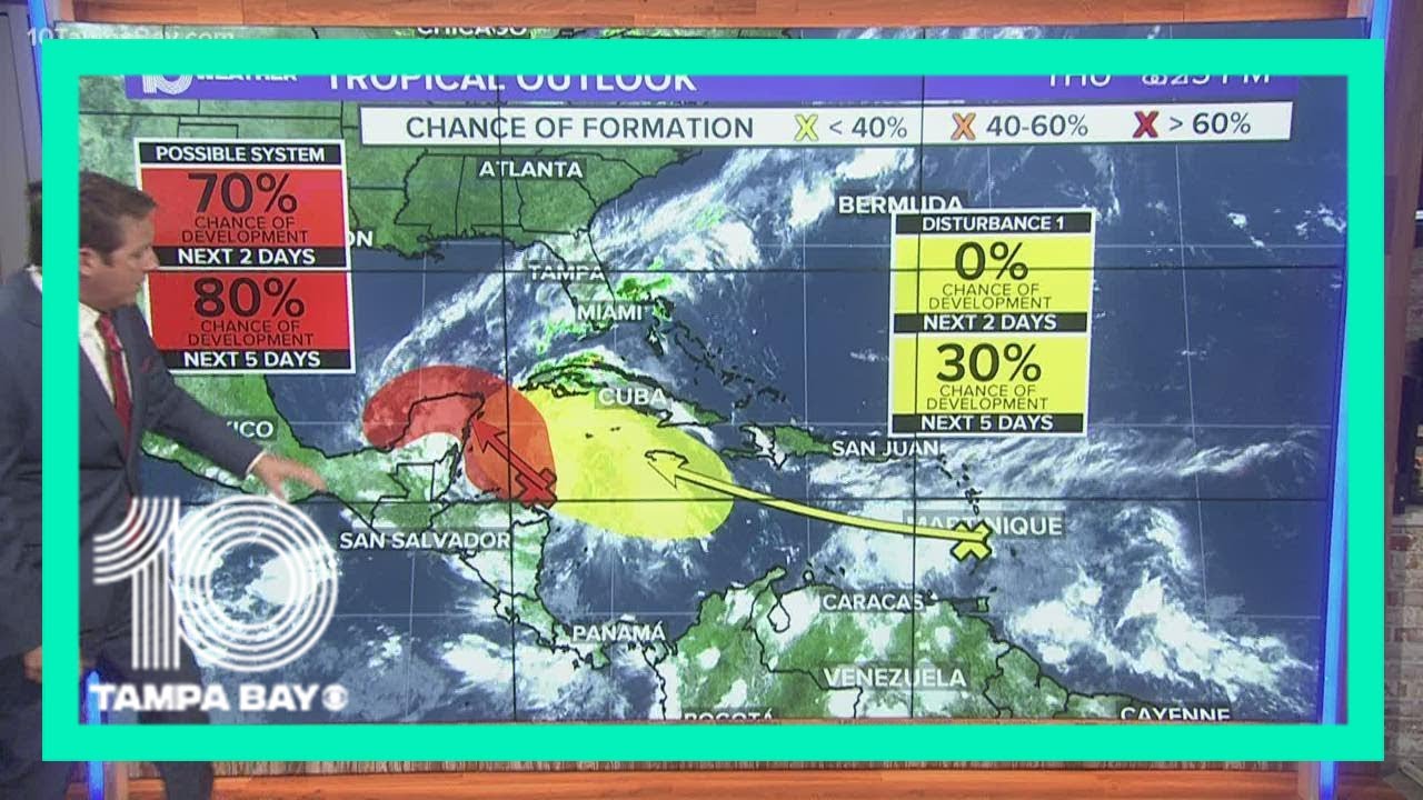 We're closely watching two tropical waves in the Caribbean this week ...
