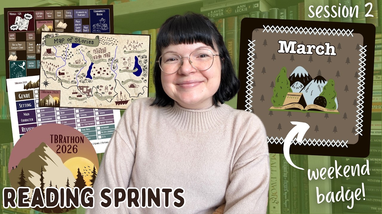 Read with me for our March Weekend readathon! | TBRathon Sprints 🩷🏔️☀️