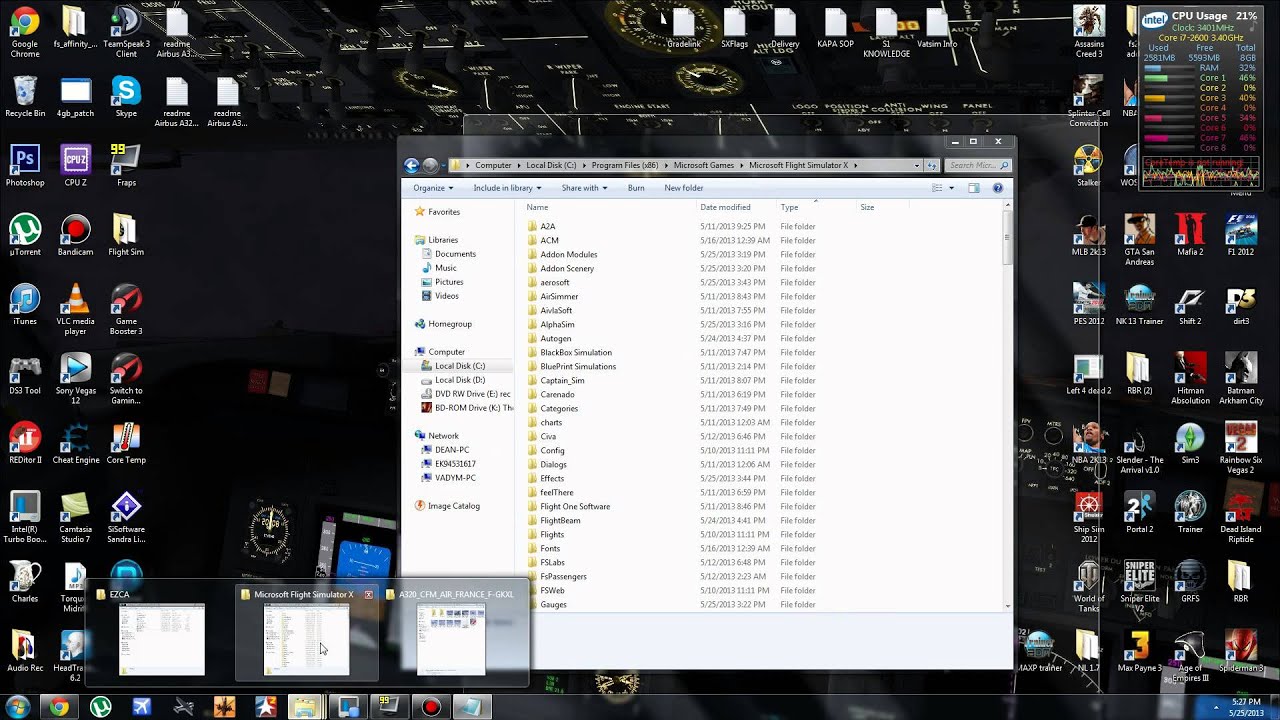 How to install Airbus X liveries