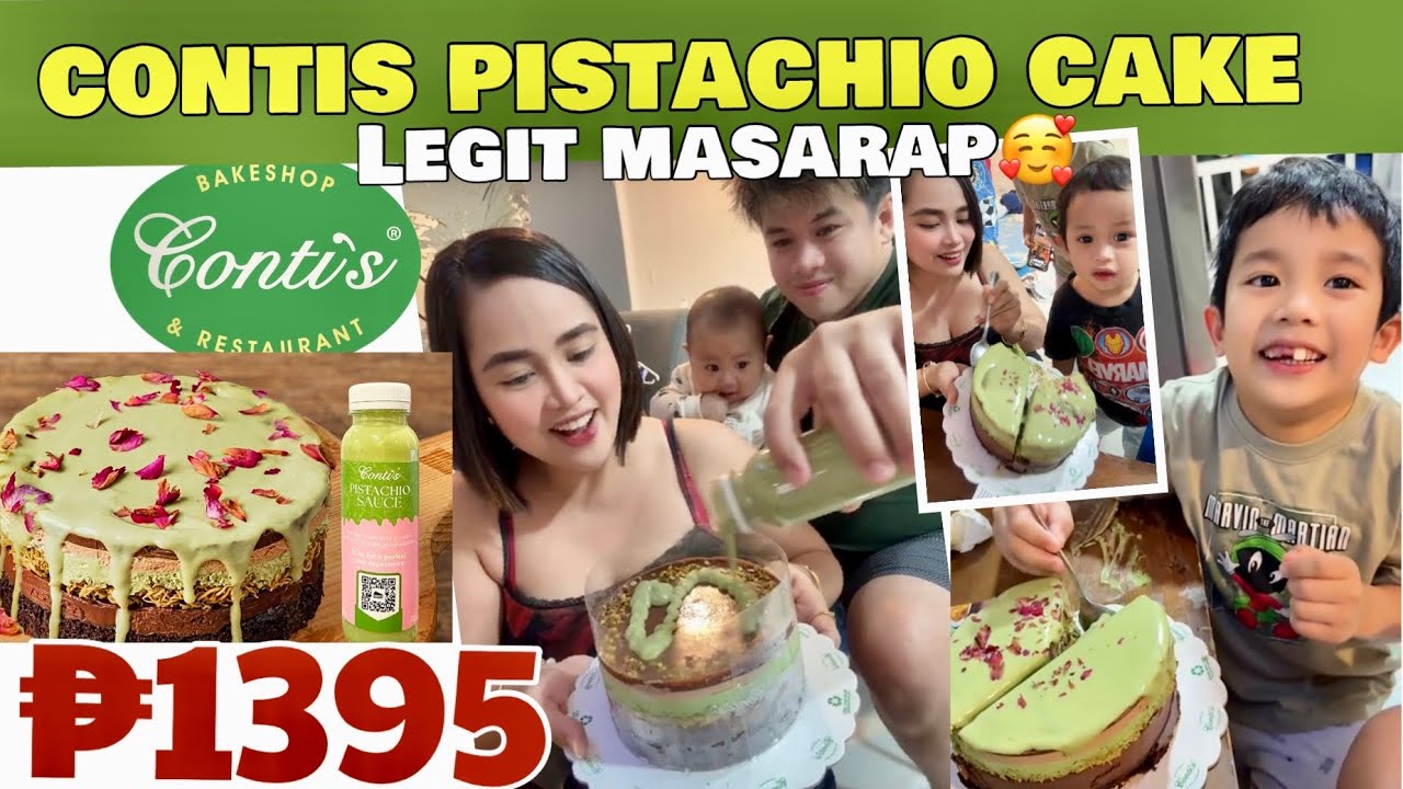 Contis pistachio cake - YouTube