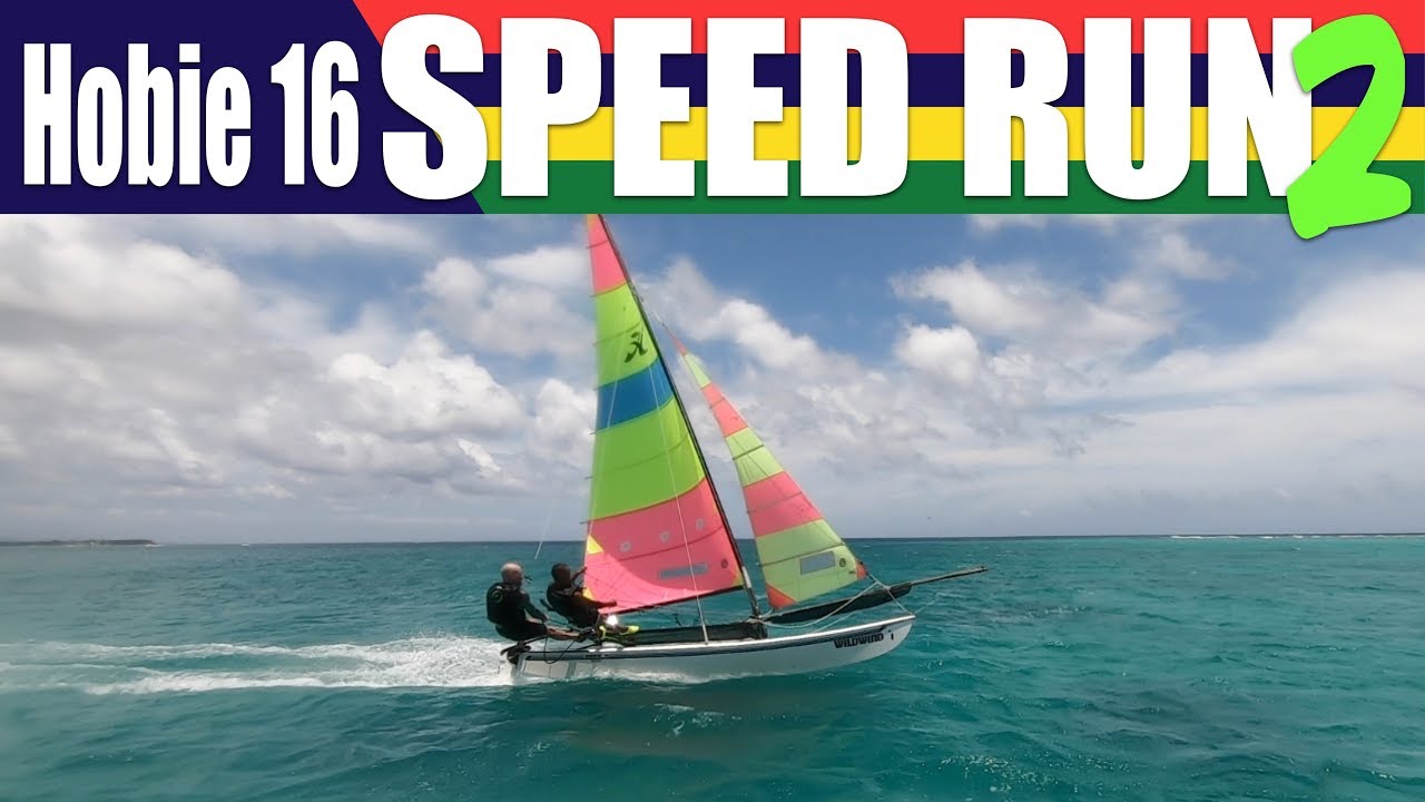 Hobie 16 Mauritian Speed Run 2 multicam with commentary