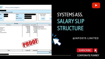 Systems Associate Salary Structure | Infosys Limited |  @CorporateFukrey ​