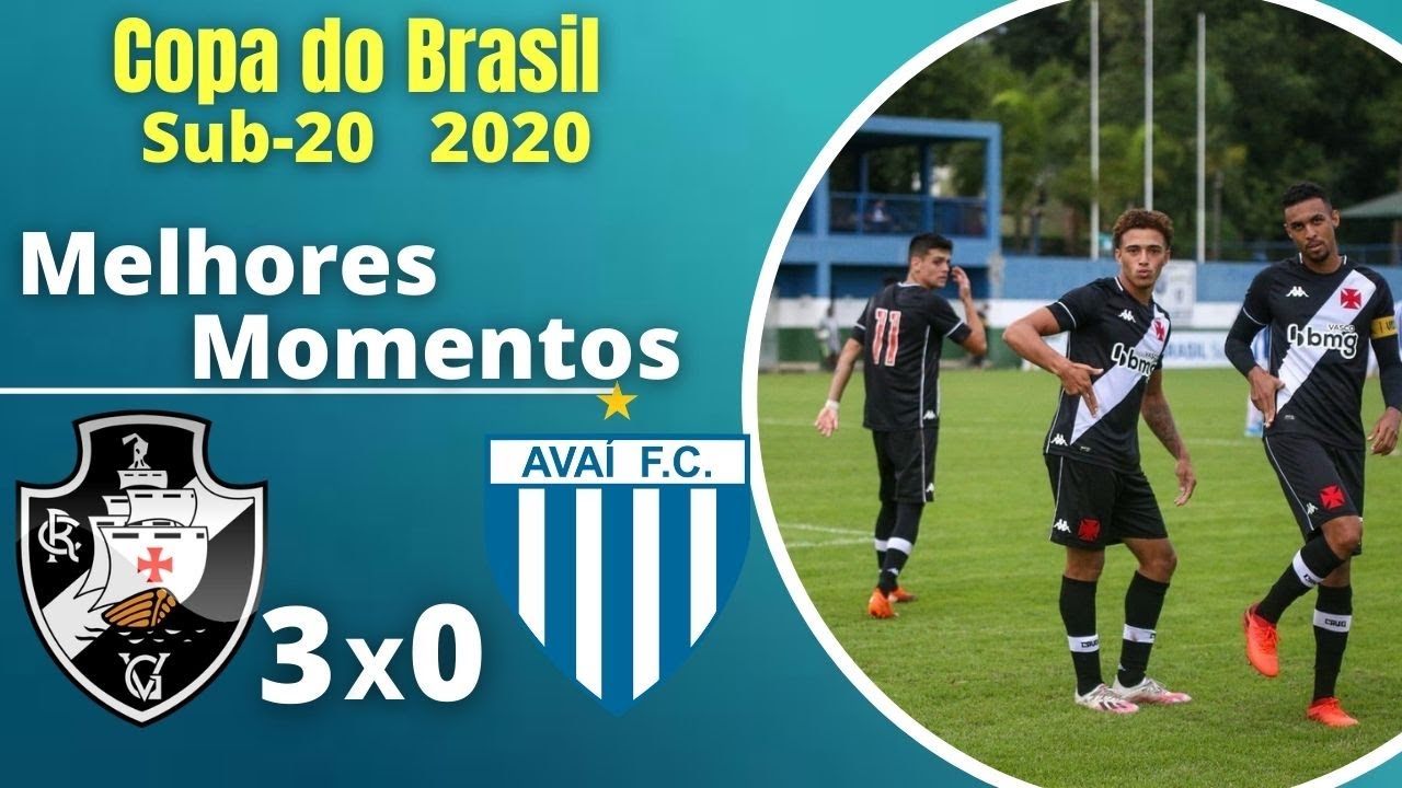 Juniores: Assista aos melhores momentos de Vasco 3 x 0 Avaí, pela Copa do Brasil Sub-20