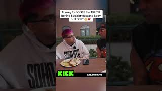 Fousey EXPOSES the TRUTH behind Social media and Body BUILDERS😳💔 #neon #fousey #fyp #gym