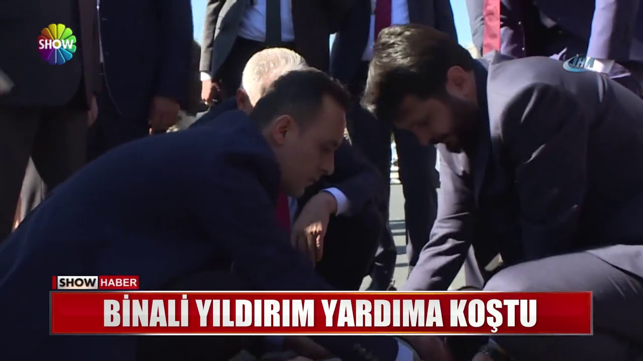 Binali Yıldırım yardıma koştu