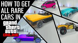 How To Get ALL RARE & SECRET Cars In GTA 5 Online! [Location Guide!]